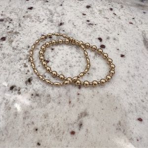 Set of 2 E Newton bracelets